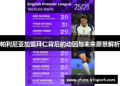 帕利尼亚加盟拜仁背后的动因与未来愿景解析 帕利尼亚加盟拜仁背后的动因与未来愿景解析