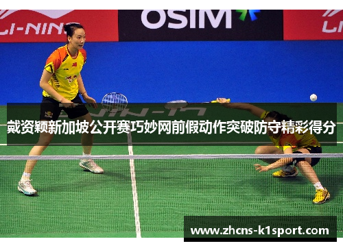 戴资颖新加坡公开赛巧妙网前假动作突破防守精彩得分